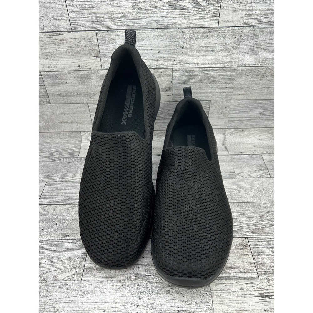 Skechers‎ GoWalk Joy 15600 Black Mesh Slip On Walking Shoes Womens Size 8.5 BBK
